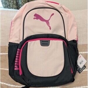 Puma Classic Core Backpack in Pink and Black
